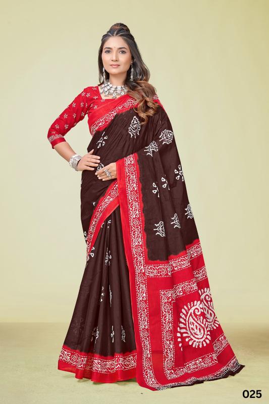 Lakhani cotton printed surat wholesale saree shop